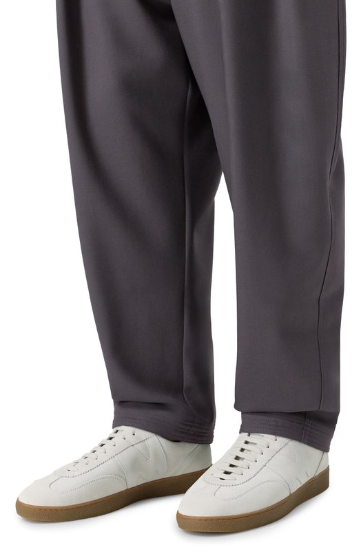 Замшевые кеды MSGM 3940MS021/996 Белый  3940MS021/996 Фото 3