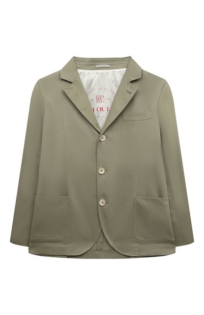 Хлопковый пиджак BRUNELLO CUCINELLI, арт. BS443K726C