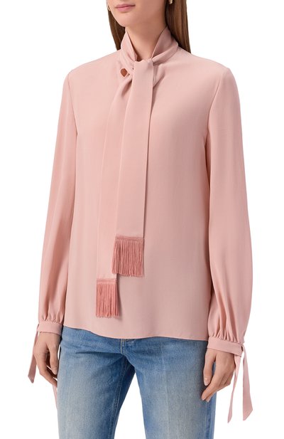 Шелковая блузка VALENTINO, арт. 7B3AEAV2/21B, фото 3