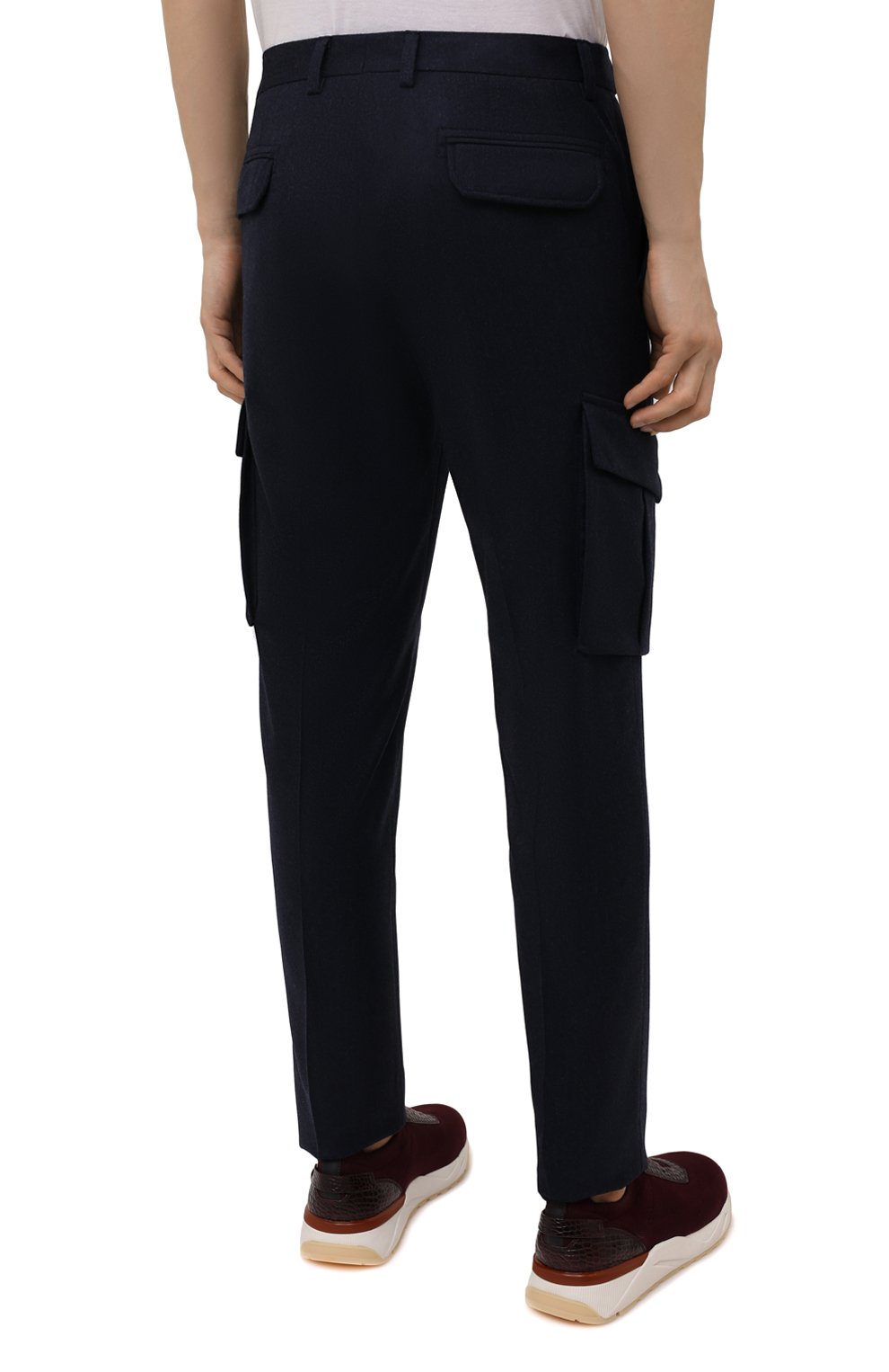 Шерстяные брюки-карго CORNELIANI, арт. 884L02-1818111/00, фото 4