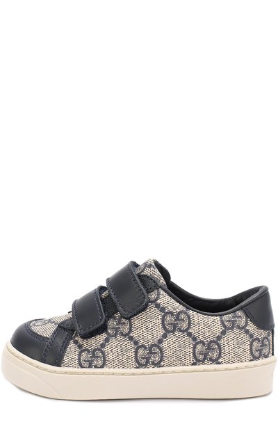 Кеды с принтом с застежками велькро GUCCI, арт. 418990/KLQ30, фото 2