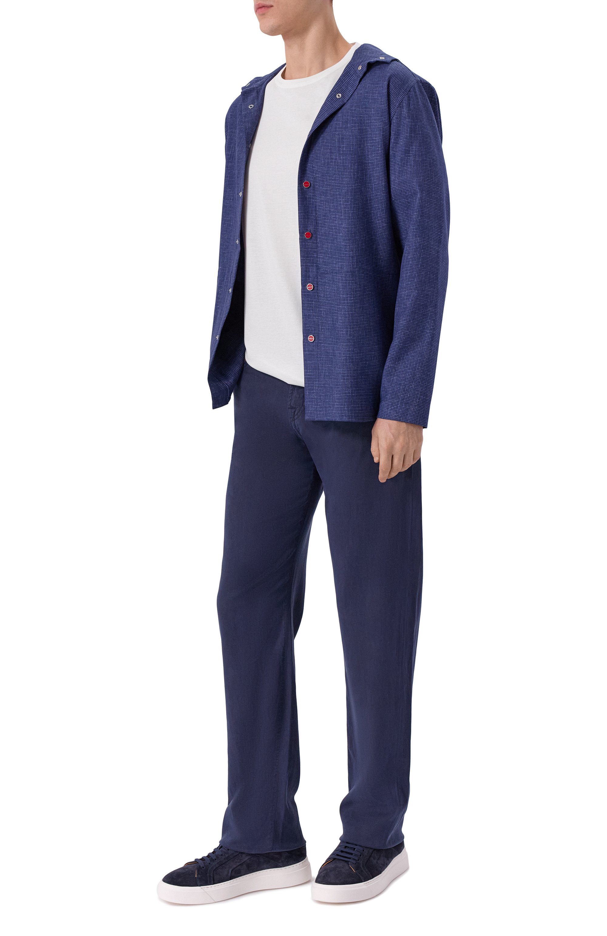 Хлопковая футболка KITON, арт. UMM071403, фото 2