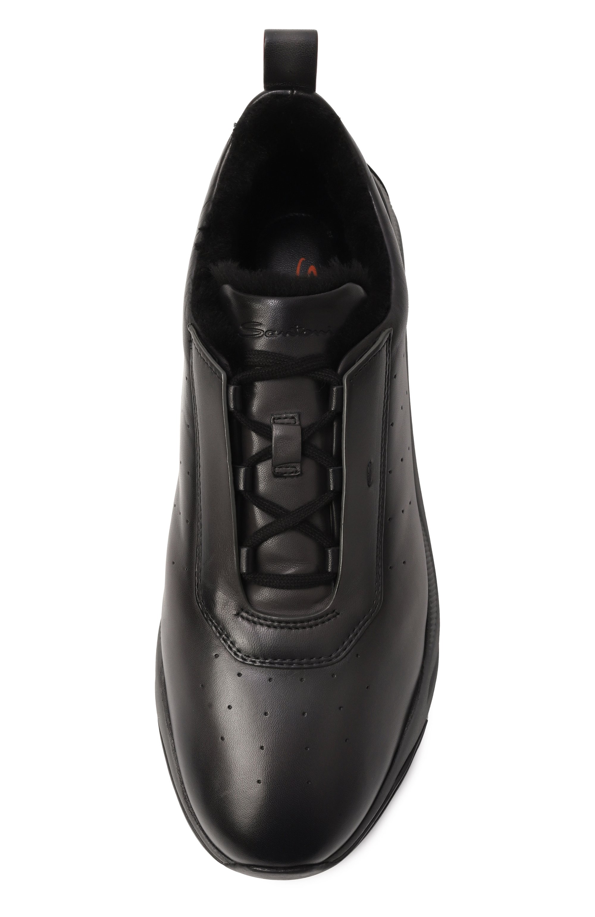 Кожаные кроссовки innova SANTONI, арт. MBIG22027ANEPG0N, фото 6