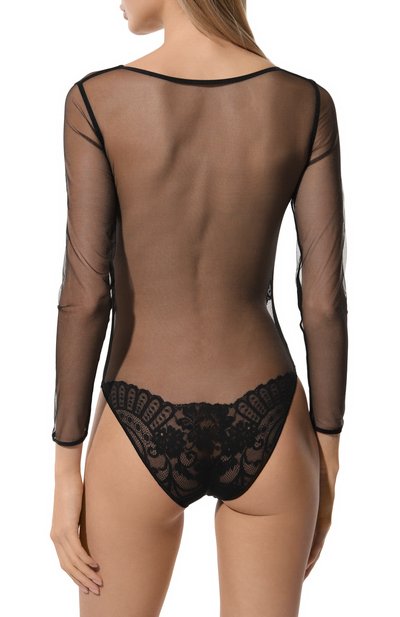 Боди GIANANTONIO PALADINI черного цвета по цене 49300 руб., арт. DB02, фото 3 Боди GIANANTONIO PALADINI, арт. DB02, фото 3