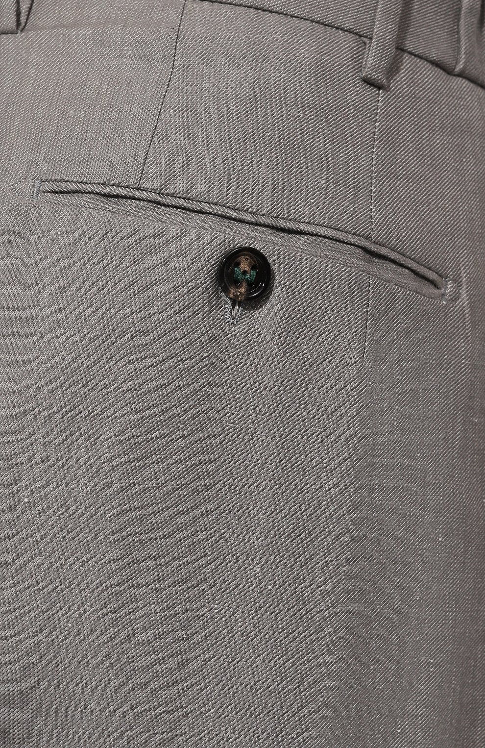 Брюки изо льна и хлопка BERWICH, арт. GL0BE, фото 5