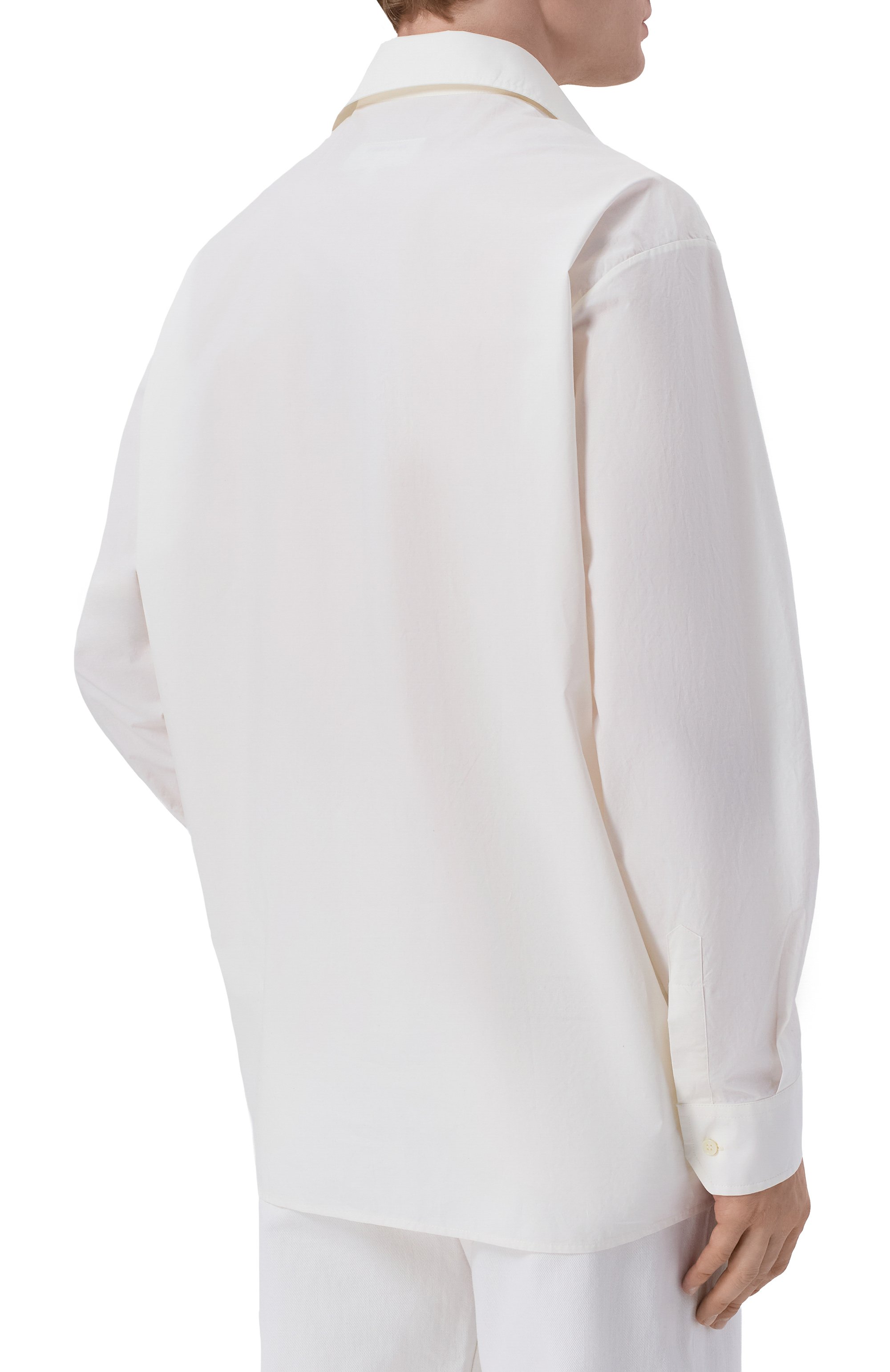 Хлопковая рубашка MM6, арт. SH0DT0042/M35256, фото 4