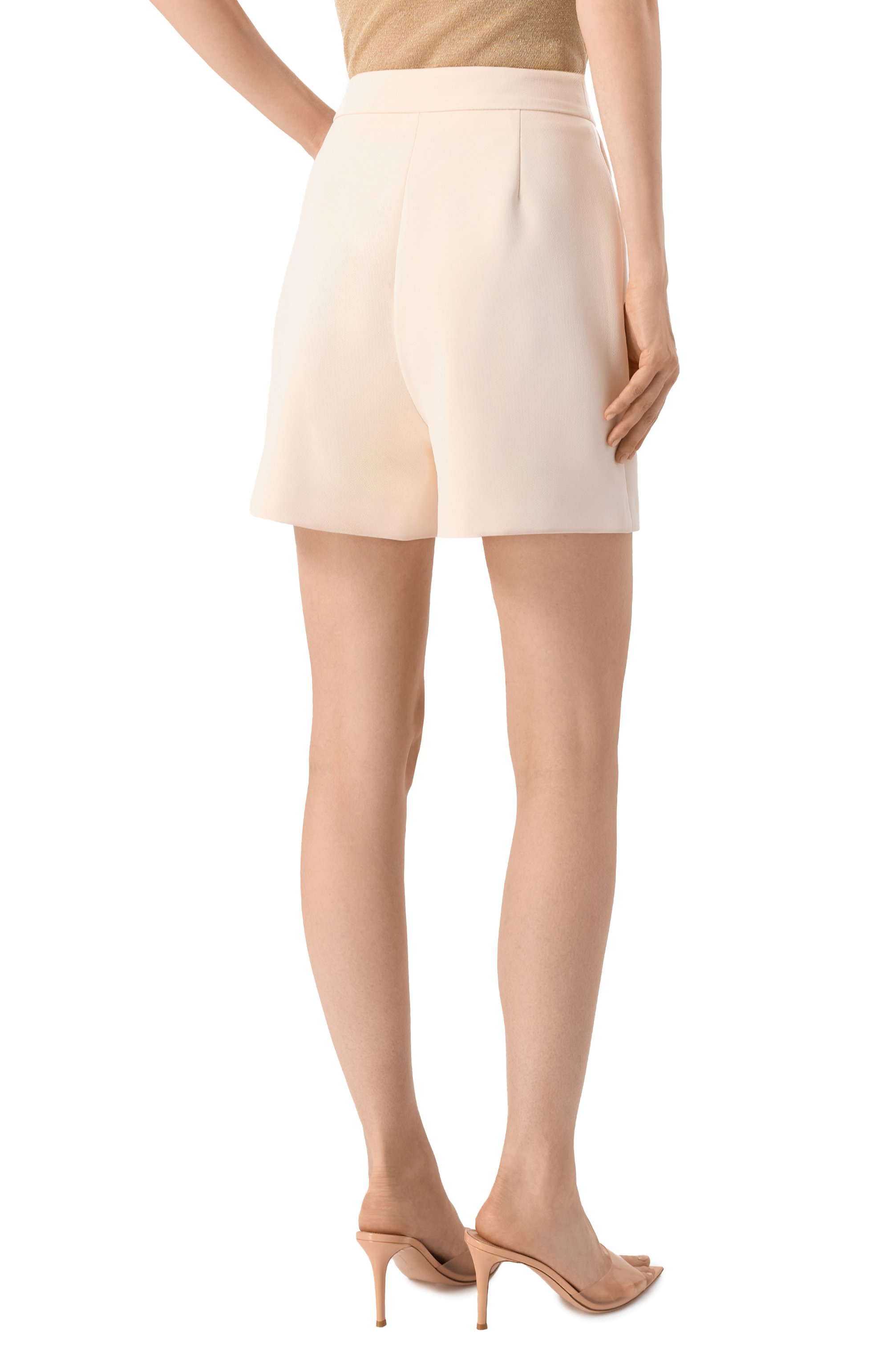 Шорты LIU JO кремового цвета по цене 24890 руб., арт. CA5077T2527, фото 4 Шорты LIU JO, арт. CA5077T2527, фото 4