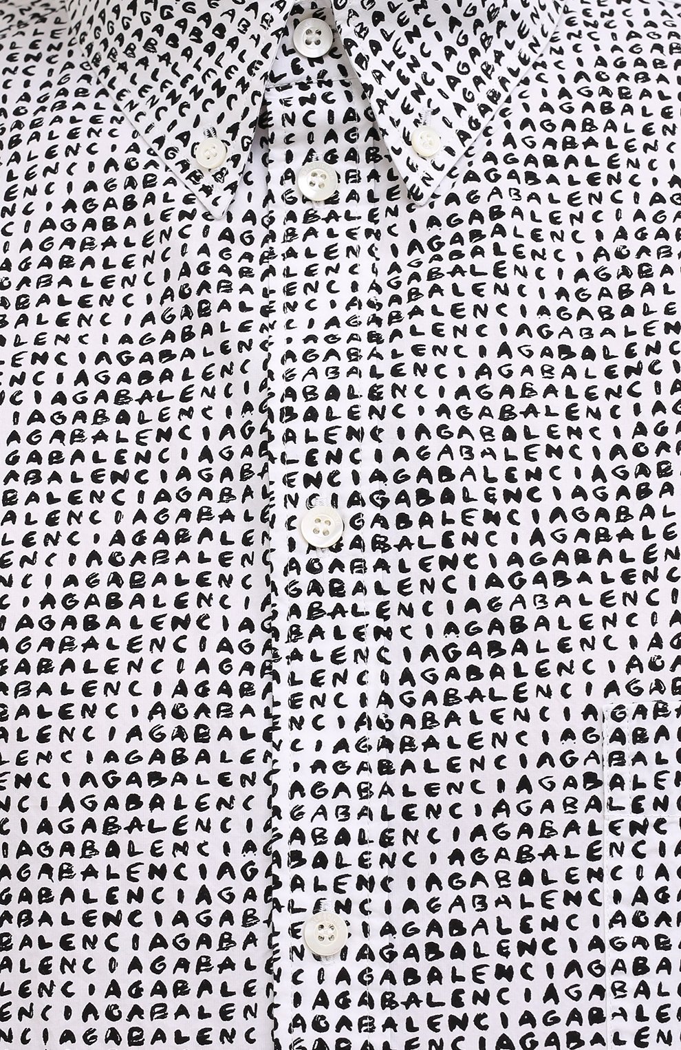 Хлопковая рубашка BALENCIAGA, арт. 647354/TKL40, фото 5