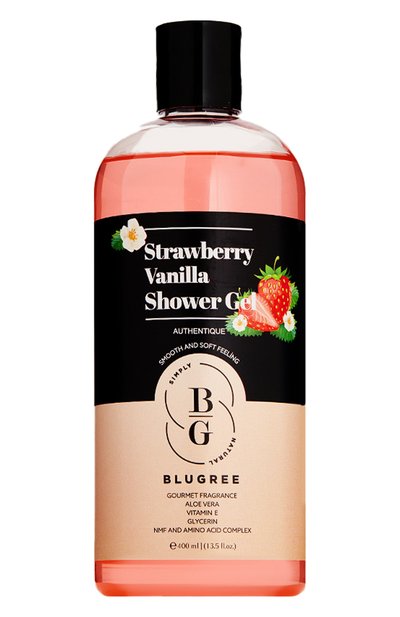 Гель для д уша клубника-ваниль (400ml) BLUGREE, арт. 8682983900281, фото 1
