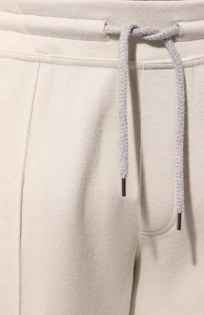 Джоггеры из кашемира и хлопка BRUNELLO CUCINELLI, арт. MM8323263G, фото 5
