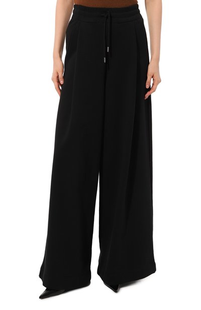 Хлопковые брюки DRIES VAN NOTEN черного цвета по цене 49750 руб., арт. 231-031108-6610, фото 3 Хлопковые брюки DRIES VAN NOTEN, арт. 231-031108-6610, фото 3