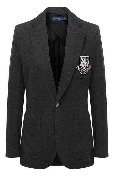 Женский ж акет из хлопка и вискозы POLO RALPH LAUREN, арт. 211814497