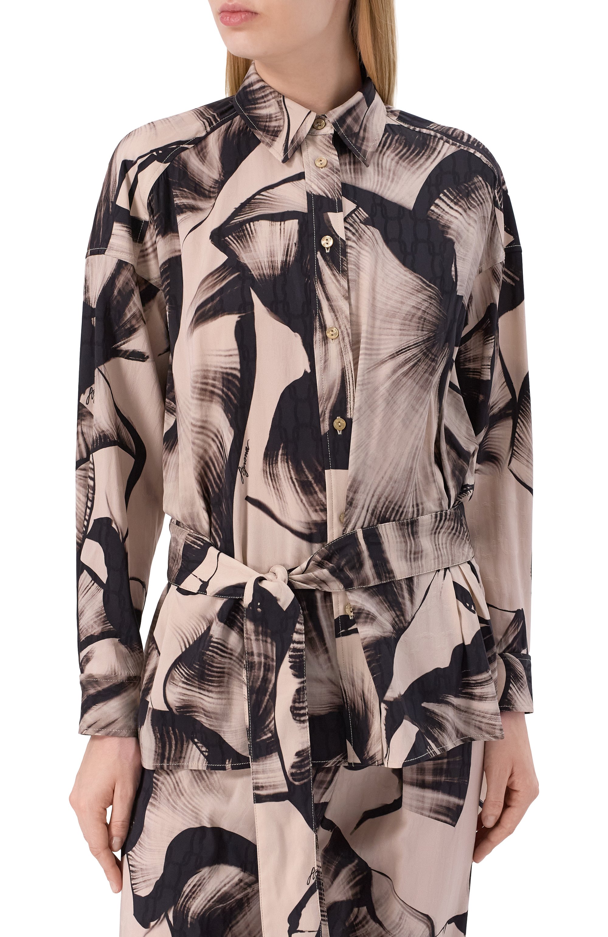 Блузка из вискозы и шелка AGNONA, арт. TD0903/S5033, фото 3