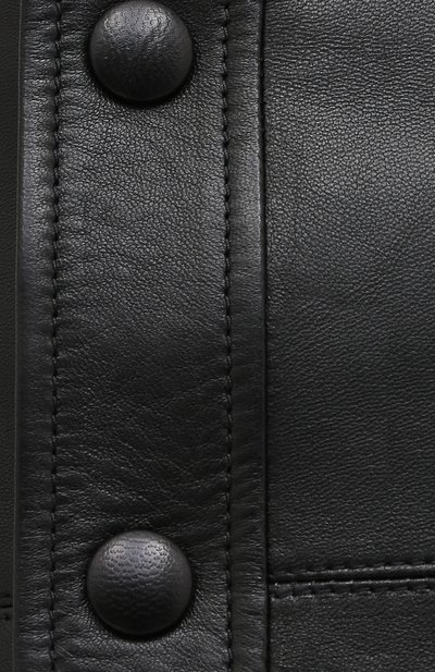 Кожаная юбка SAINT LAURENT, арт. 624536/Y50A2, фото 5