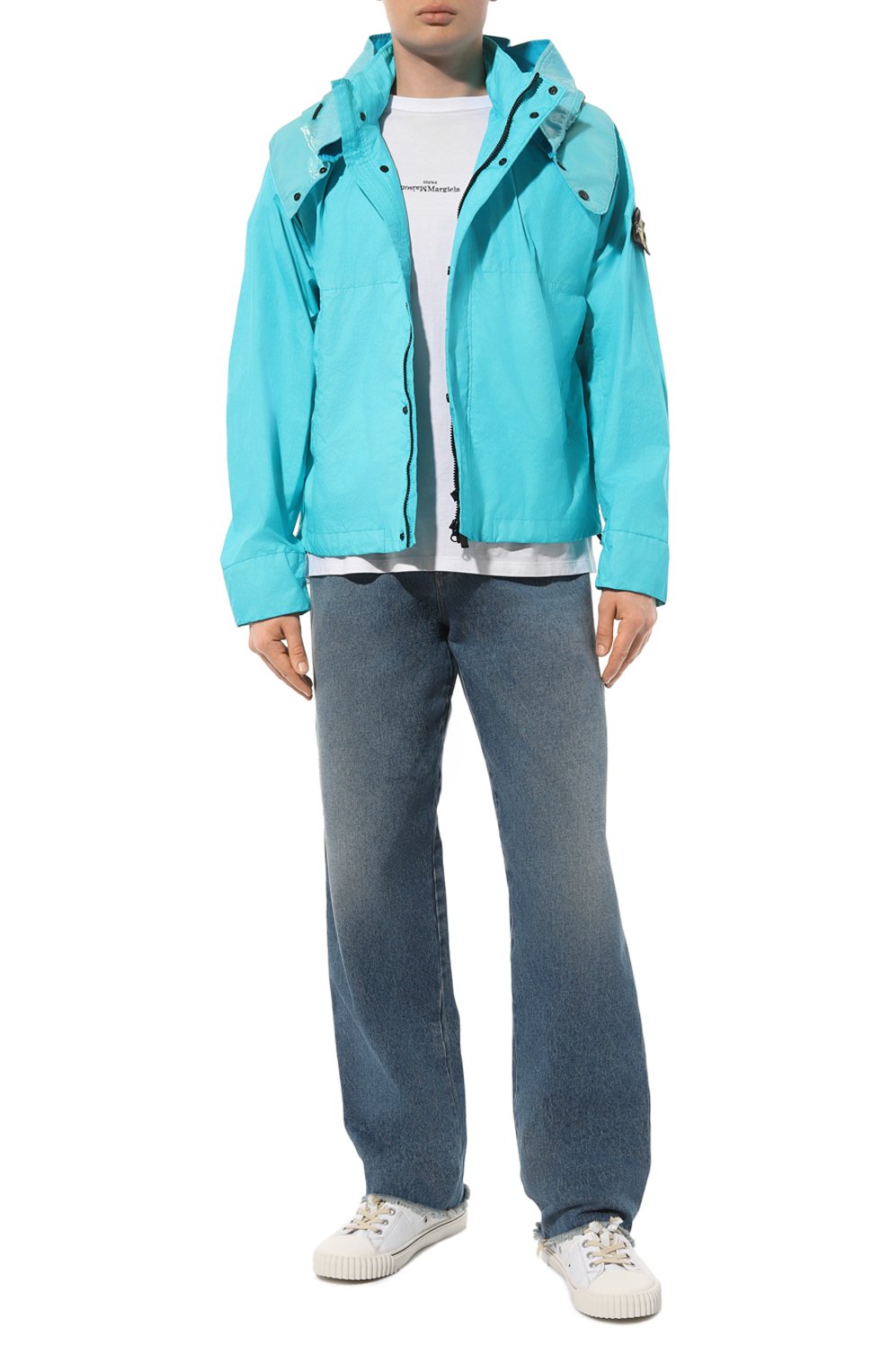 Куртка STONE ISLAND бирюзового цвета по цене 105000 руб., арт. 781540623, фото 2 Куртка STONE ISLAND, арт. 781540623, фото 2