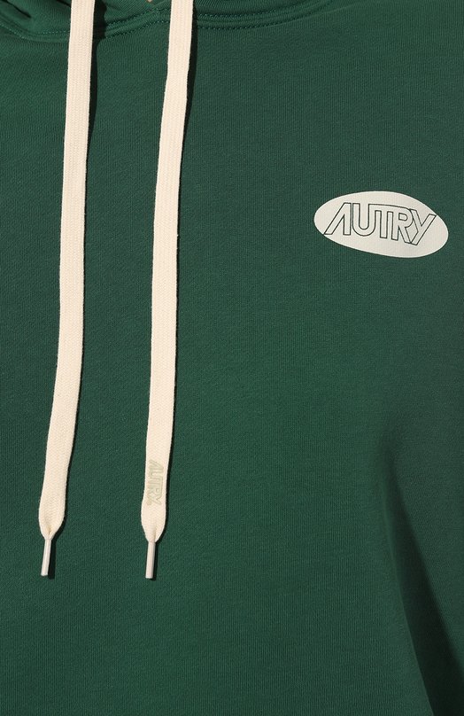 Хлопковое худи Autry A200H0PW02JV Зелёный  A200H0PW02JV Фото 5