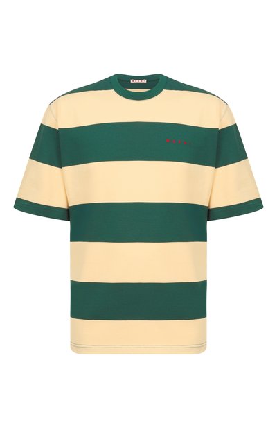 Мужская хлопковая футболка MARNI, арт. HUMU0287S0/UTC580