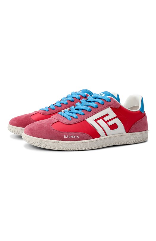 Комбинированные кеды Swan Balmain FM1VI360/TRNB Красный FM1VI360/TRNB