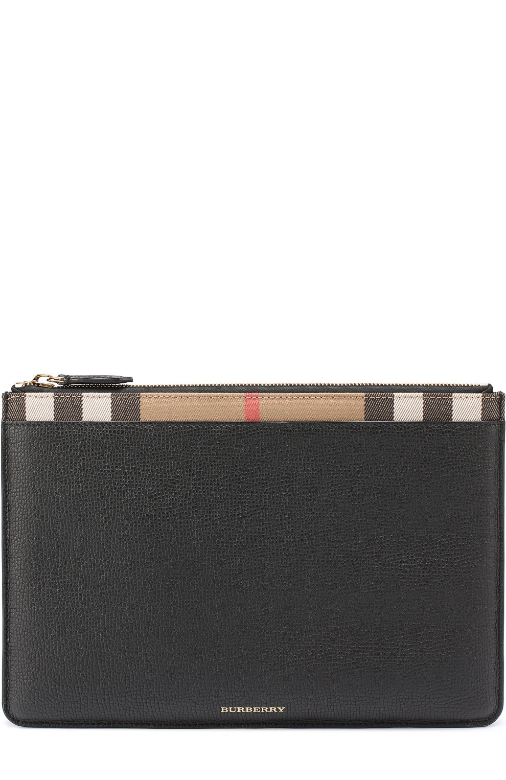 Кожаный чехол для ipad с текстильной отделкой BURBERRY, арт. 4042004, фото 1