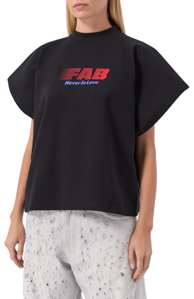 Хлопковая футболка SSHEENA, арт. 25FWTANYE/TF25015, фото 3