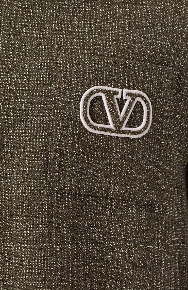 Куртка из шерсти и хлопка VALENTINO, арт. 5V3CJK15ADR, фото 6