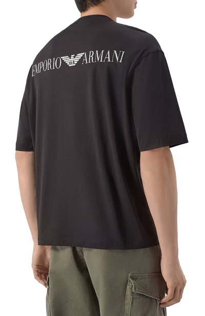 Хлопковая футболка EMPORIO ARMANI, арт. EM005277/AF24470, фото 4