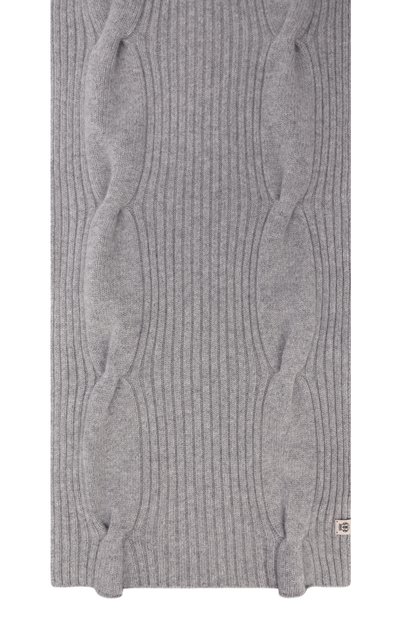 Кашемировый шарф ROECKL серого цвета по цене 42200 руб., арт. 21021-2690, фото 4 Кашемировый шарф ROECKL, арт. 21021-2690, фото 4