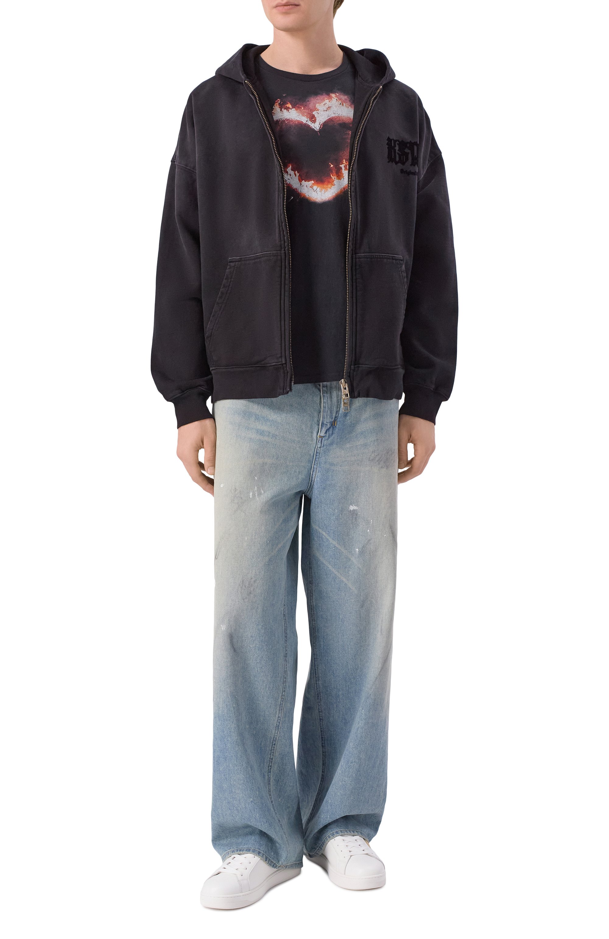 Кожаные кеды bear tennis PALM ANGELS, арт. PMIA110S26LEA003, фото 2