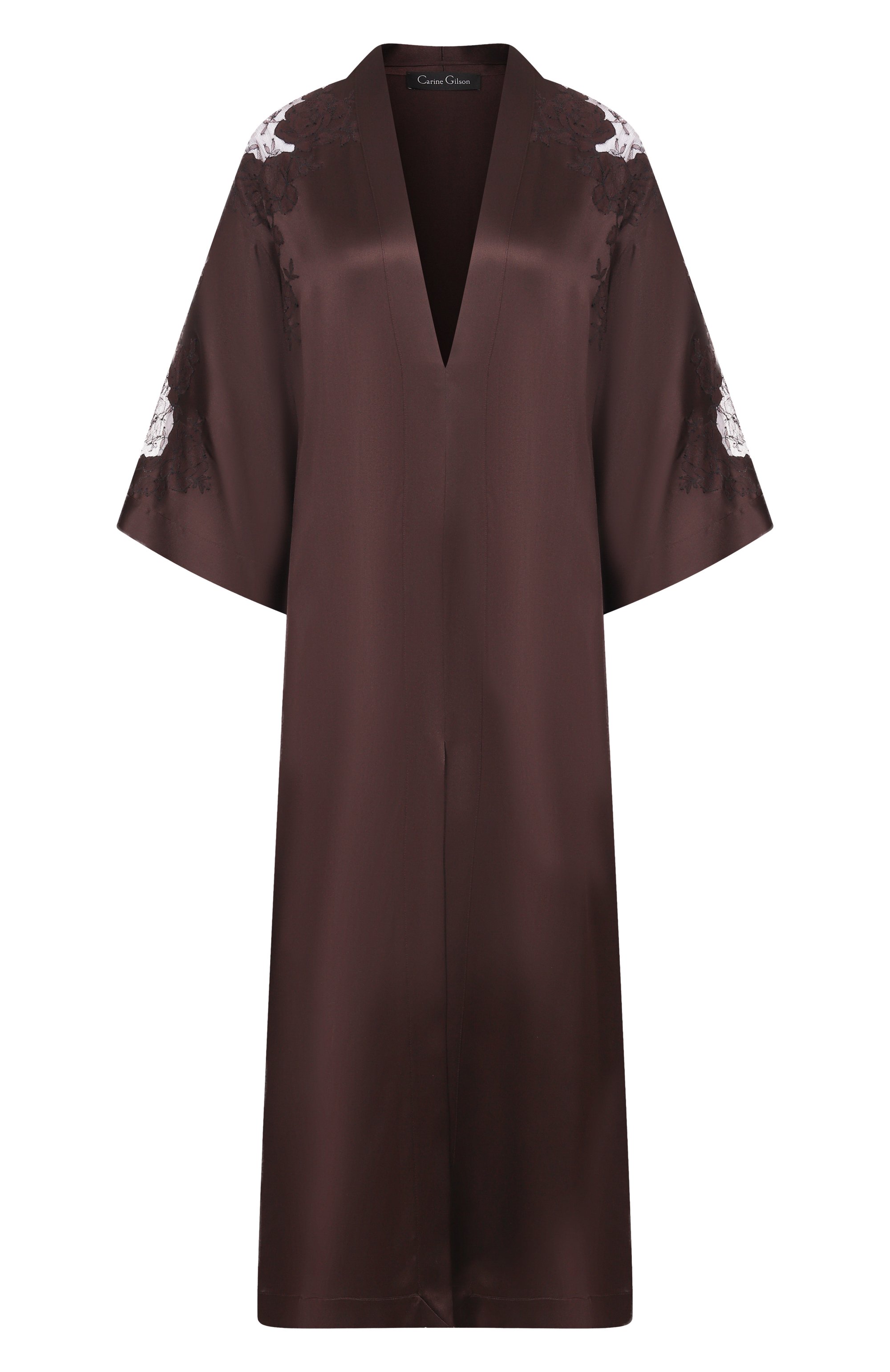 Шелковый халат CARINE GILSON, арт. AL1758MS, фото 1