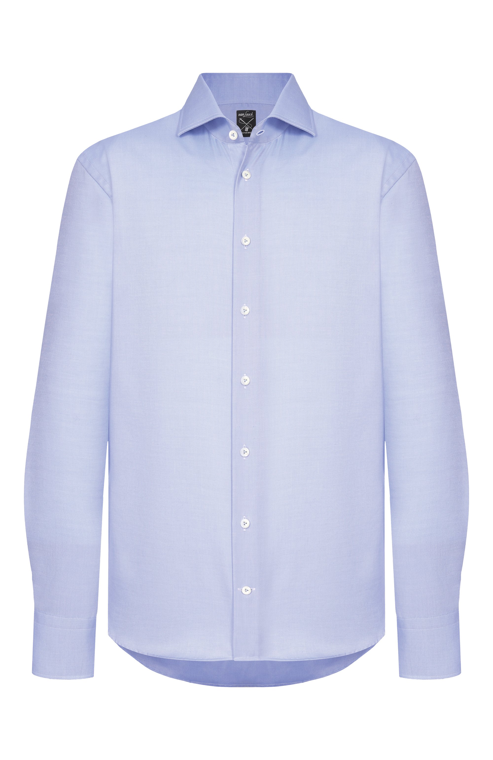 Хлопковая сорочка VAN LAACK синего цвета по цене 28900 руб., арт. VL-RIVARA-TFN/150445, фото 1 Хлопковая сорочка VAN LAACK, арт. VL-RIVARA-TFN/150445, фото 1