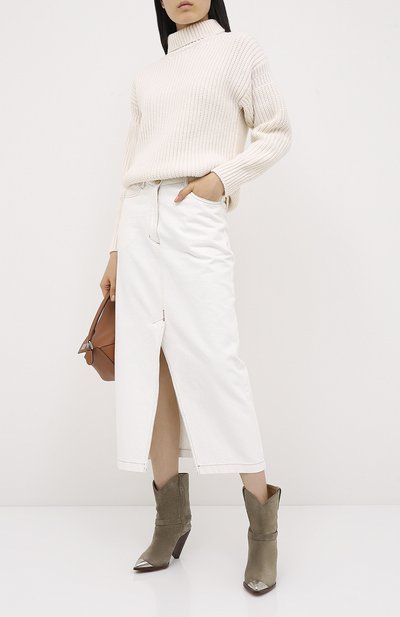 Замшевые казаки lamsy ISABEL MARANT, арт. LAMSY/B00194-00M014S, фото 2