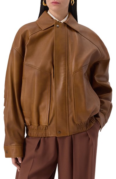 Кожаная куртка SAINT LAURENT, арт. 824387/YCSF2, фото 3