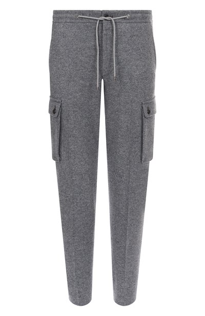 Мужские шерстяные брюки-карго CORNELIANI, арт. 264L14-2618801