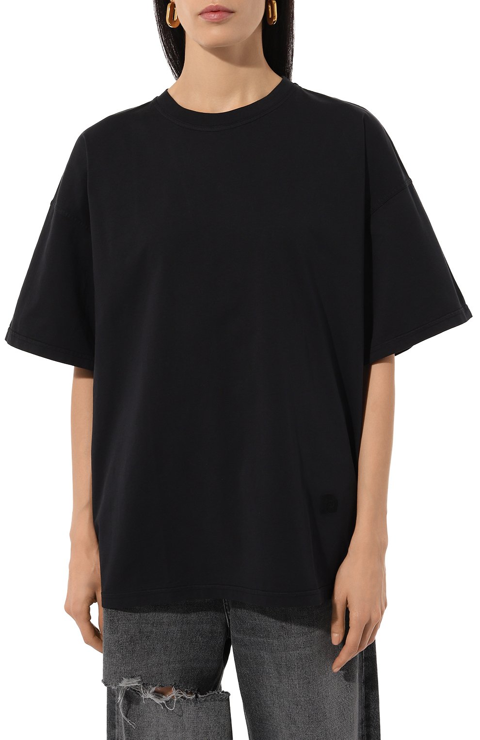 Хлопковая футболка NANUSHKA, арт. NU24CRSH00499, фото 3