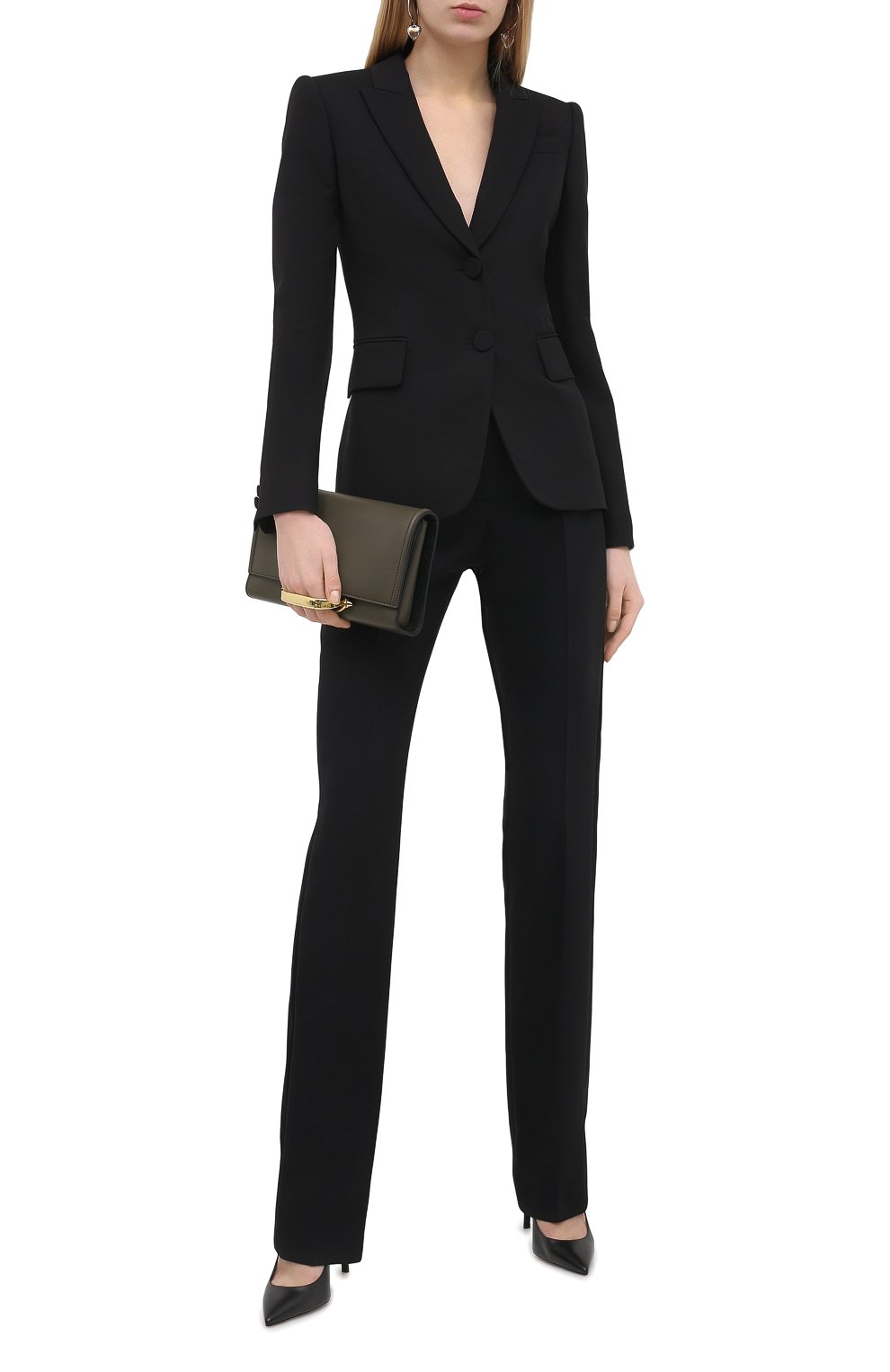 Жакет из шерсти и шелка ALEXANDER MCQUEEN, арт. 649784/QJAAA, фото 2