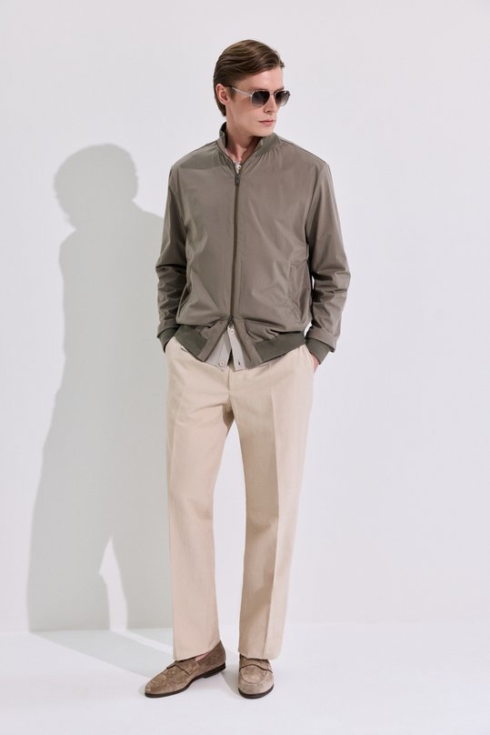 Брюки из хлопка и льна MVST M26.CSM.T416/802-C0/LINEN Бежевый  M26.CSM.T416/802-C0/LINEN Фото 6