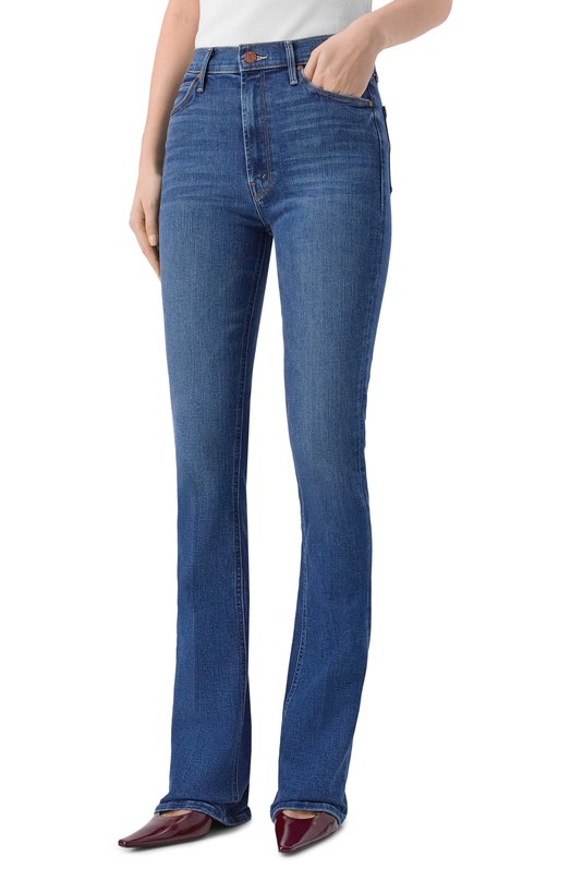 Джинсы High Waisted Runaway Mother 1043-2104/HIGH WAISTED RUNAWAY Синий  1043-2104/HIGH WAISTED RUNAWAY Фото 3