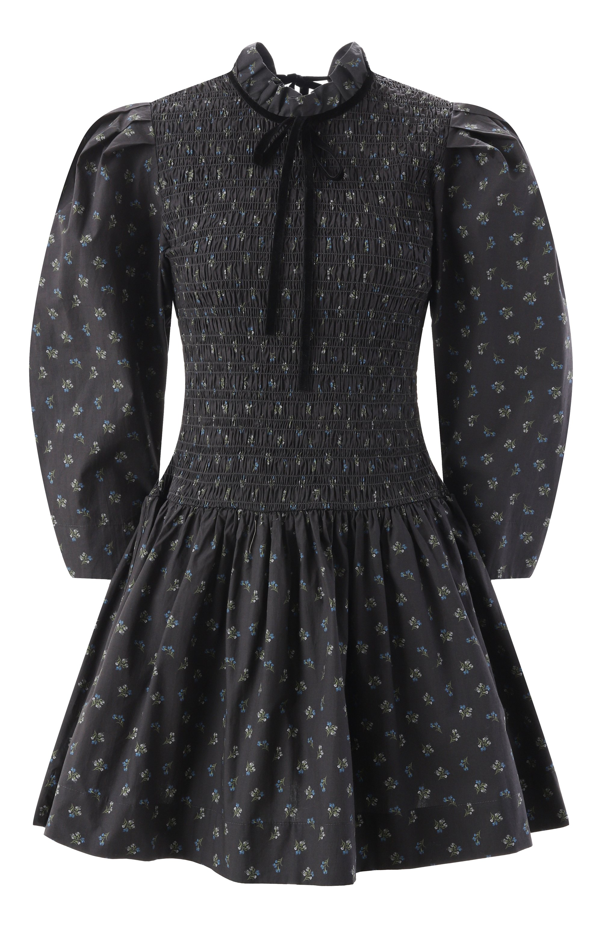 Хлопковое платье GANNI, арт. W0074, фото 1