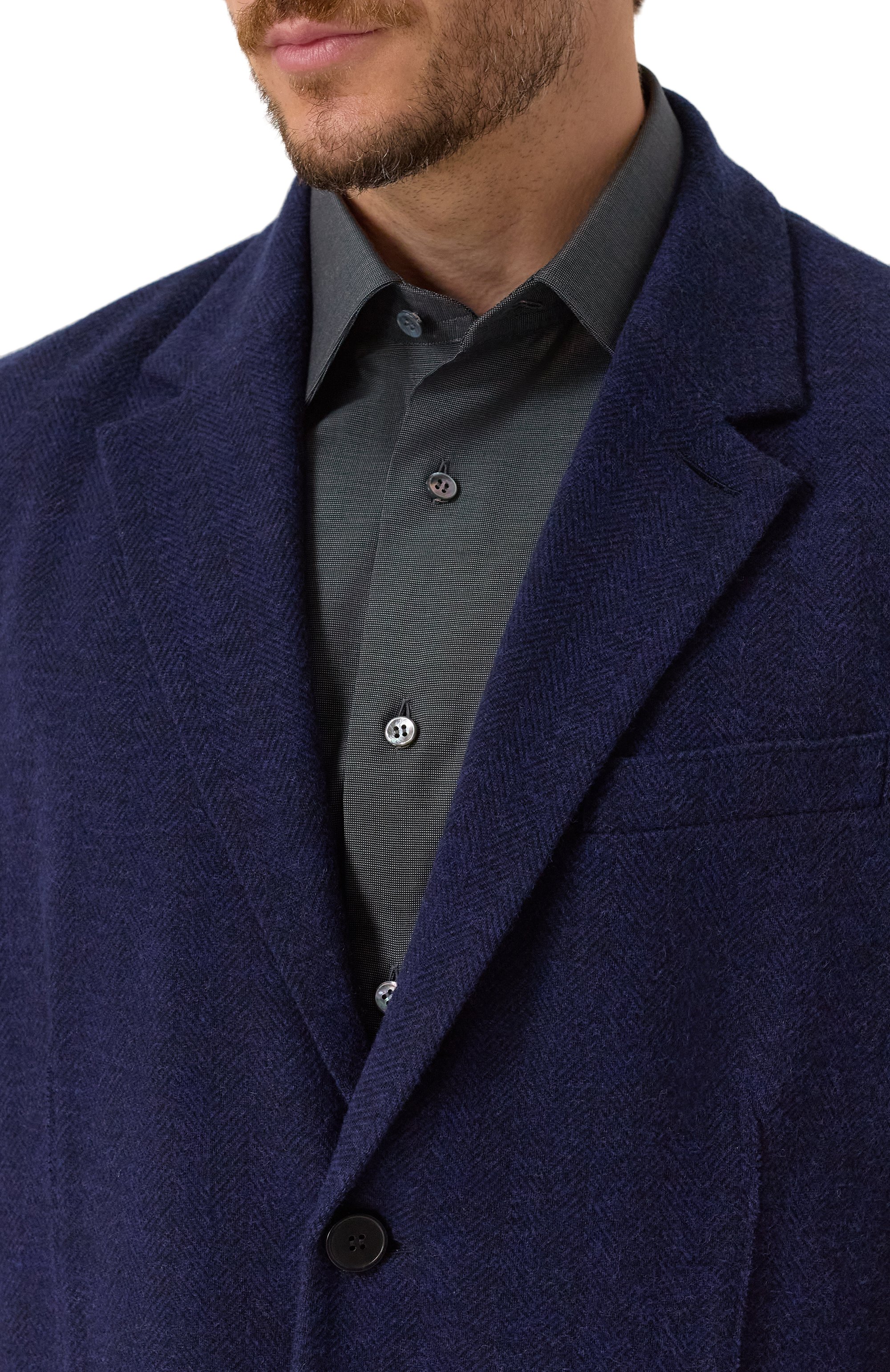 Пиджак из шерсти и хлопка HARRIS WHARF LONDON, арт. CL9535MRA, фото 6