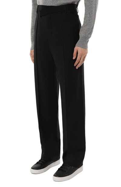 Шерстяные брюки ANN DEMEULEMEESTER, арт. 2402-M-TR10-FA515-099, фото 3