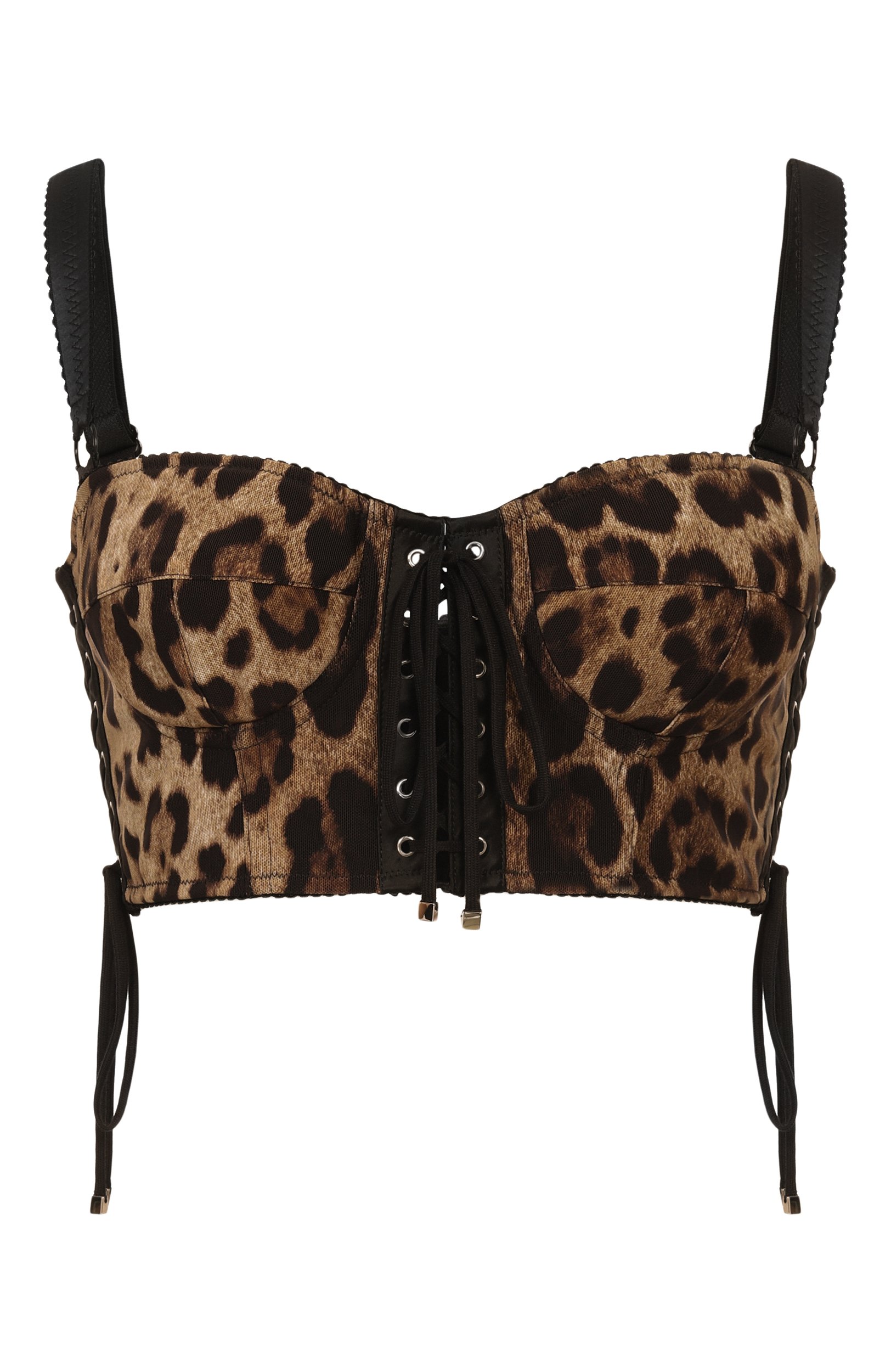 Топ DOLCE & GABBANA леопардового цвета по цене 185500 руб., арт. F7BK9T/FSUBF, фото 1 Топ DOLCE & GABBANA, арт. F7BK9T/FSUBF, фото 1