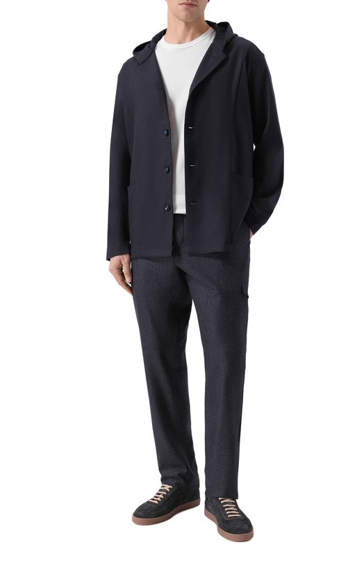 Шерстяные брюки Kiton UPLACTK0127G07 Синий  UPLACTK0127G07 Фото 2