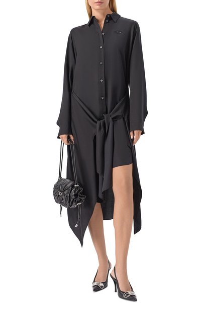 Кожаные туфли d-venus sb DIESEL черного цвета по цене 59950 руб., арт. Y02985/PR818, фото 3 Кожаные туфли d-venus sb DIESEL, арт. Y02985/PR818, фото 3