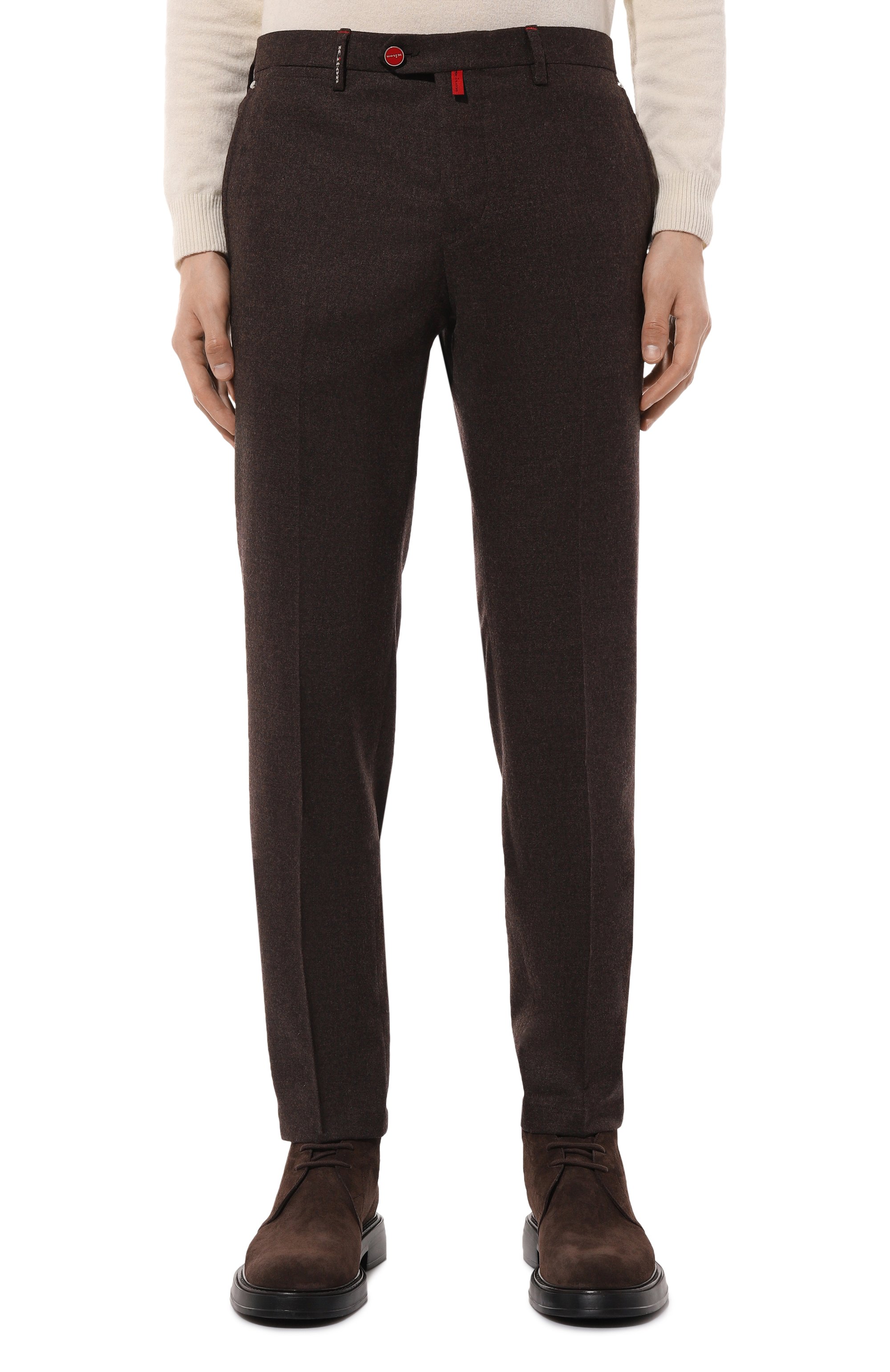 Шерстяные брюки KITON, арт. UFPP79K0123E07, фото 3