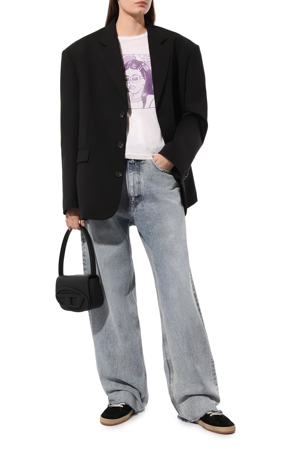 Хлопковая футболка RE/DONE, арт. 024-02WCGT282, фото 2