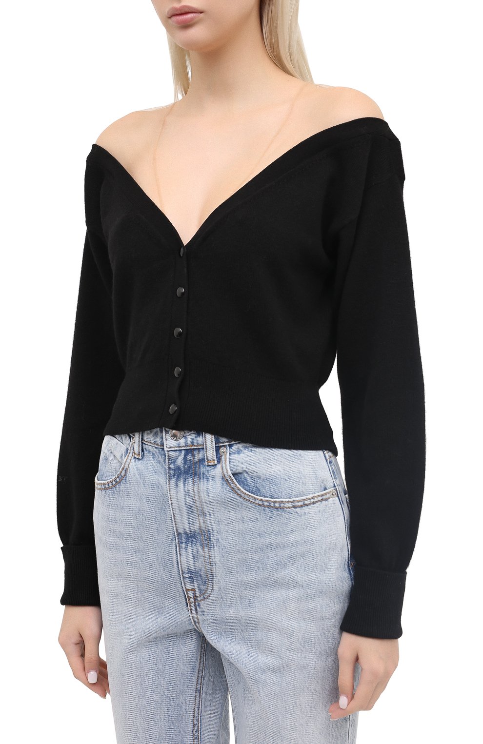 Кардиган из шерсти и вискозы ALEXANDER WANG, арт. 1KC2191128, фото 3