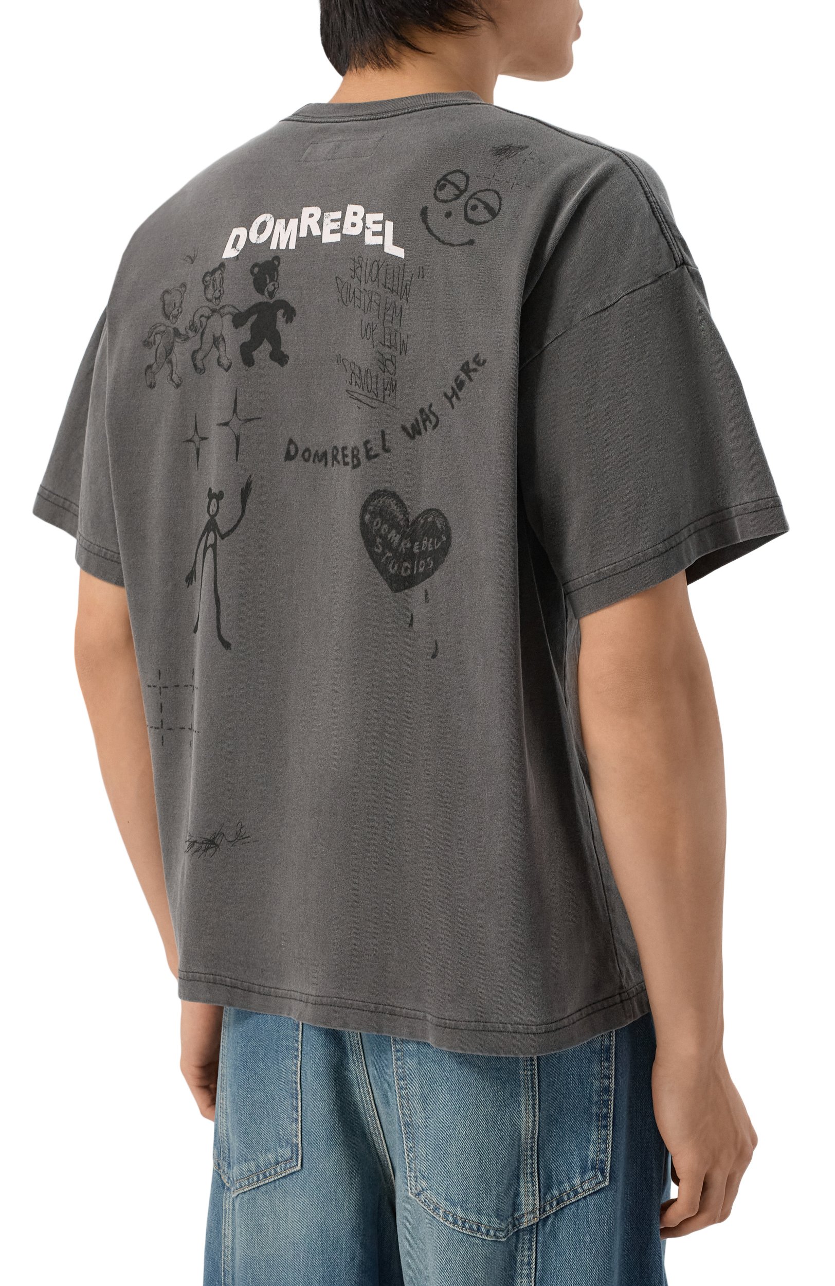 Хлопковая футболка DOMREBEL, арт. M PLAY SKETCH/T-SHIRT, фото 4