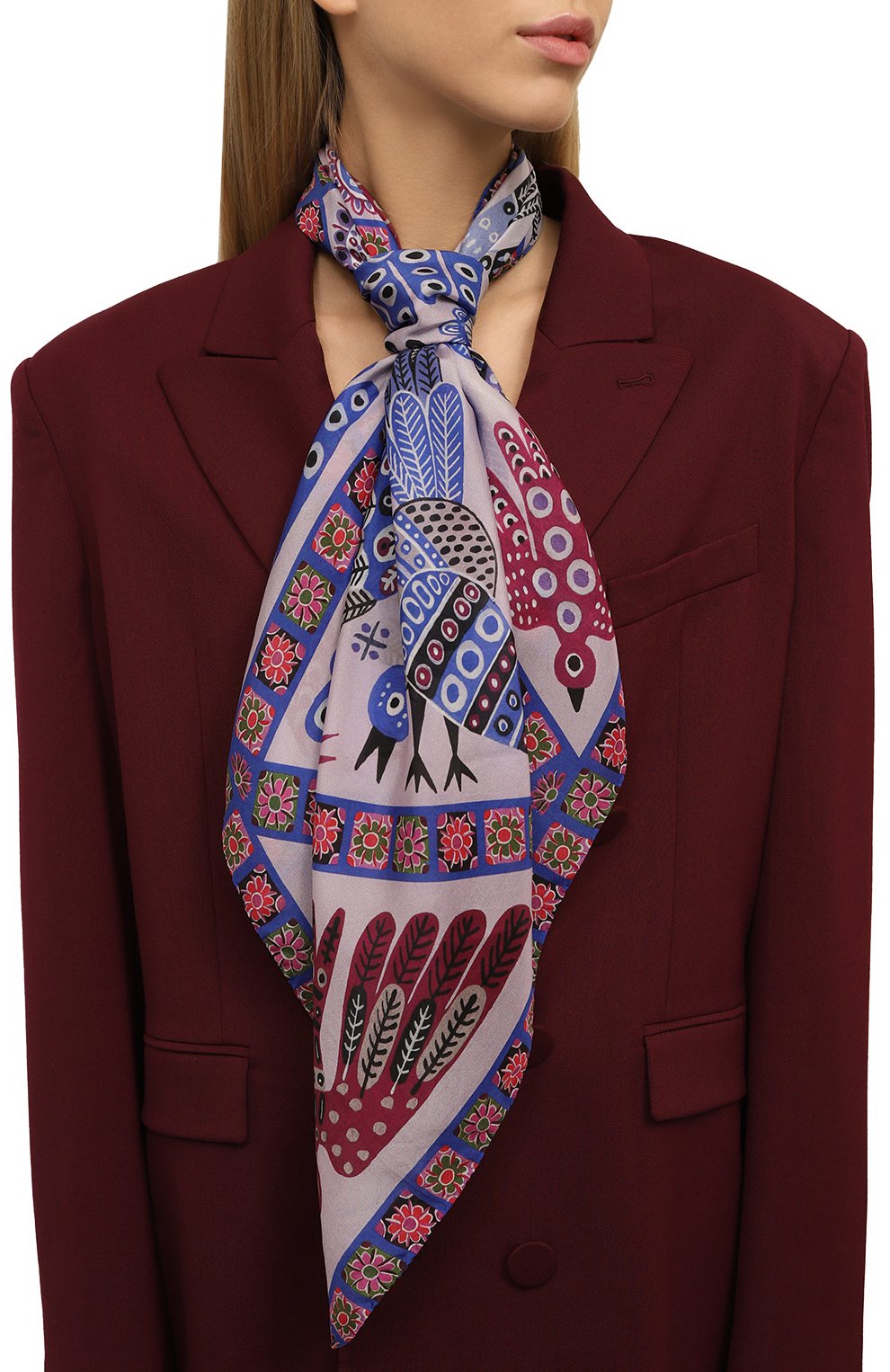 Шелковая шаль небеса GOURJI, арт. 91144937/72108, фото 2