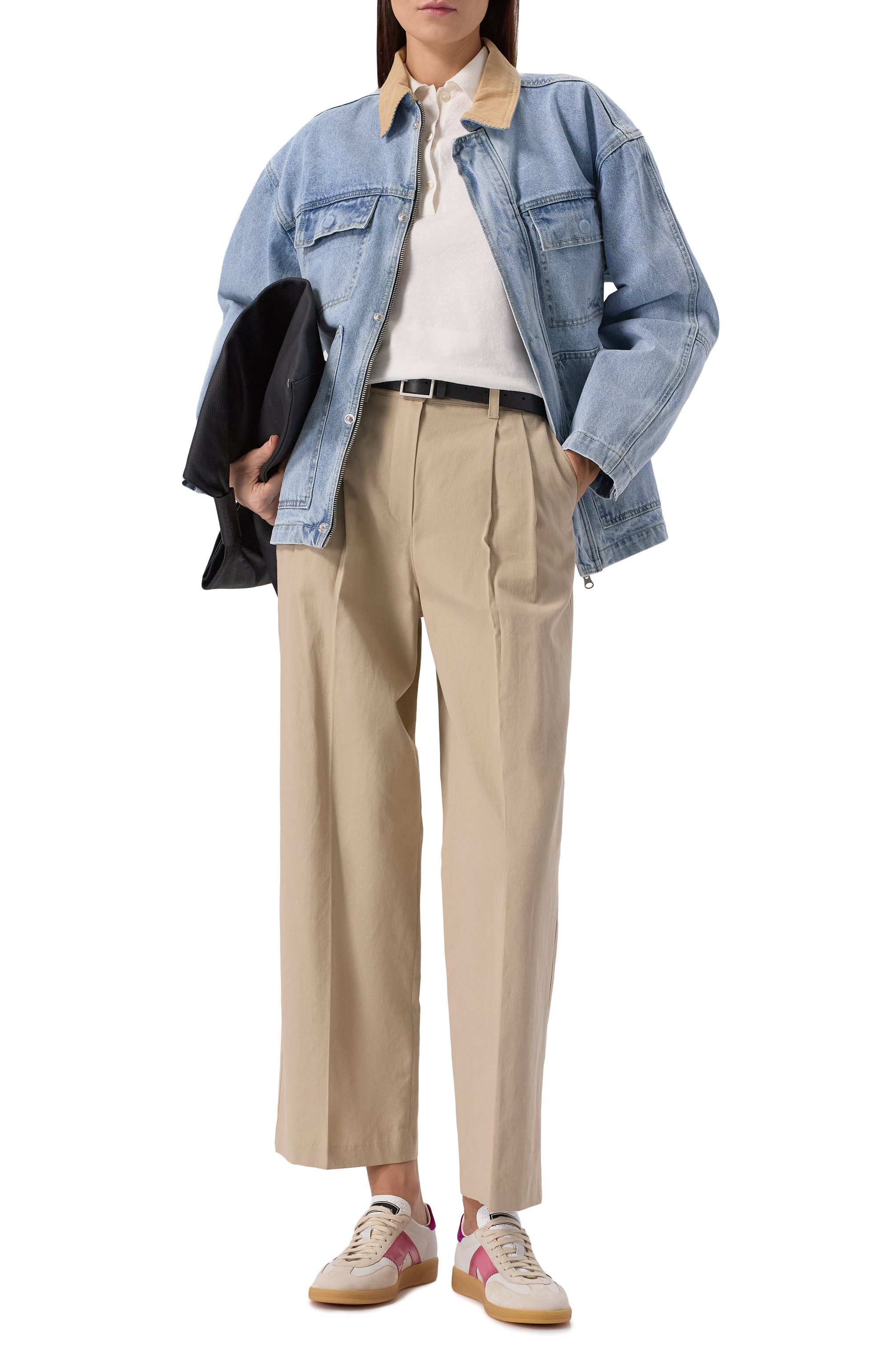 Кожаные кеды SANTONI, арт. WBPG61221FARCQUI, фото 2