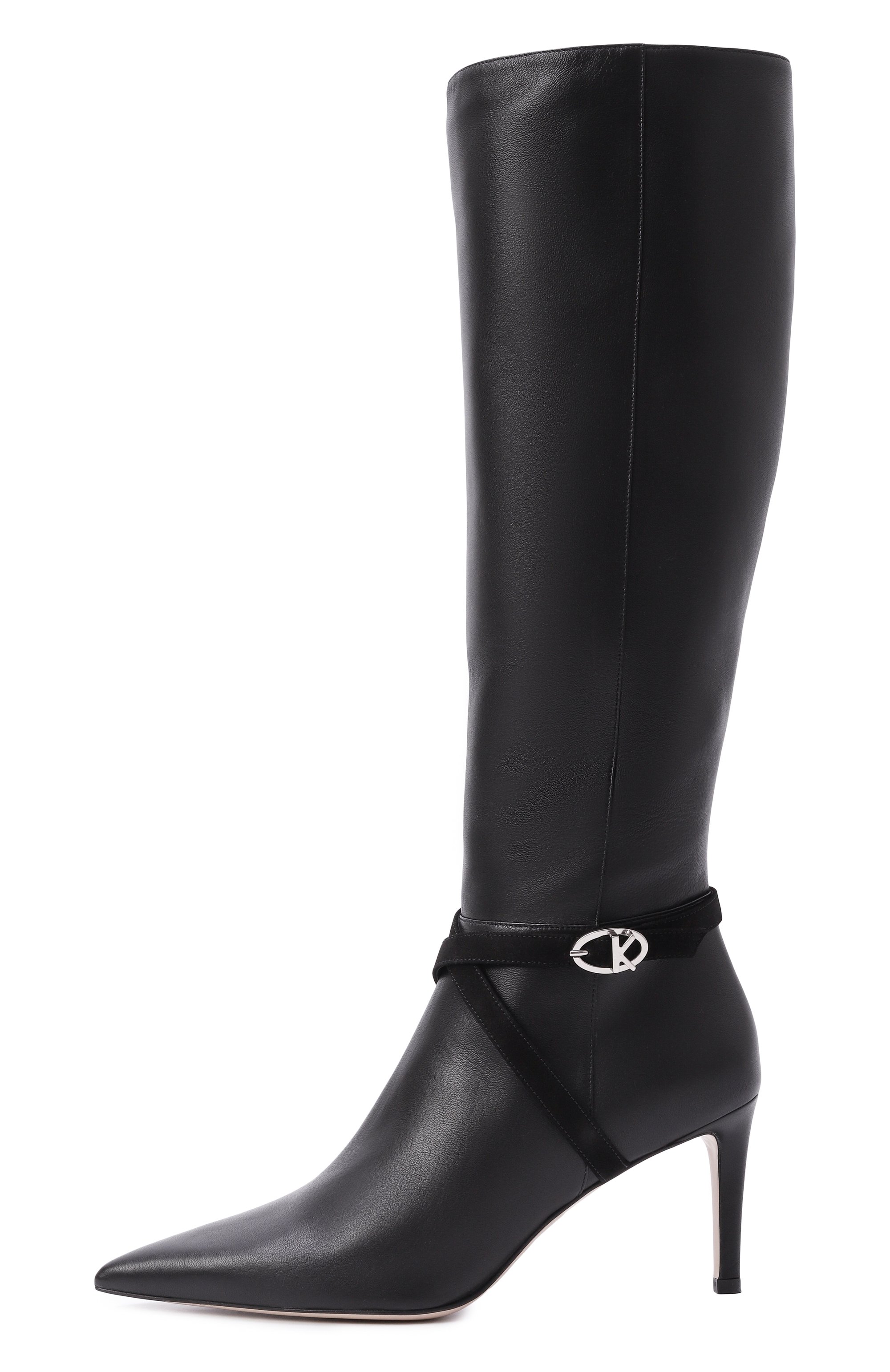 Кожаные сапоги KITON, арт. D60830K0901F11, фото 4